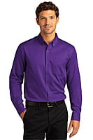 W808 CAMISA CABALLERO ML PORT AUTHORITY SUPERPRO REACT W808 CAMISA CABALLERO ML PORT AUTHORITY SUPERPRO REACT