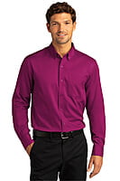 W808 CAMISA CABALLERO ML PORT AUTHORITY SUPERPRO REACT W808 CAMISA CABALLERO ML PORT AUTHORITY SUPERPRO REACT