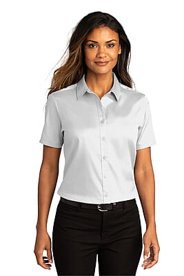 LW809 CAMISA DAMA MC PORT AUTHORITY SUPERPRO REACT