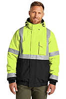 CSJ500 CHAMARRA BOMBER IMPERMEABLE DE ALTA VISIBILIDAD CON AISLAMIENTO CORNERSTONE ANSI 107 CLASS 3 CSJ500 CHAMARRA BOMBER IMPERMEABLE DE ALTA VISIBILIDAD CON AISLAMIENTO CORNERSTONE ANSI 107 CLASS 3