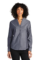 LW382 CAMISA CHAMBRAY DAMA ML PORT AUTHORITY LW382 CAMISA CHAMBRAY DAMA ML PORT AUTHORITY