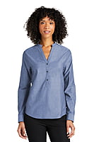 LW382 CAMISA CHAMBRAY DAMA ML PORT AUTHORITY LW382 CAMISA CHAMBRAY DAMA ML PORT AUTHORITY