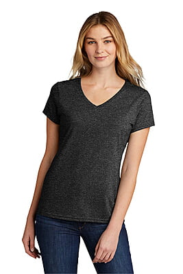 LPC330V PLAYERA CON CUELLO V DAMA MC PORT & COMPANY TRI-BLEND