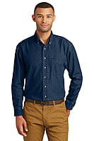 SP10 CAMISA MEZCLILLA CABALLERO ML PORT & COMPANY SP10 CAMISA MEZCLILLA CABALLERO ML PORT & COMPANY