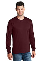 PC54LS PLAYERA CABALLERO ML PORT & COMPANY CORE COTTON PC54LS PLAYERA CABALLERO ML PORT & COMPANY CORE COTTON