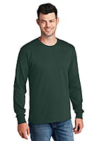 PC54LS PLAYERA CABALLERO ML PORT & COMPANY CORE COTTON PC54LS PLAYERA CABALLERO ML PORT & COMPANY CORE COTTON
