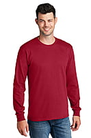 PC54LS PLAYERA CABALLERO ML PORT & COMPANY CORE COTTON PC54LS PLAYERA CABALLERO ML PORT & COMPANY CORE COTTON