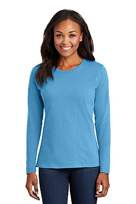 LPC54LS PLAYERA DAMA MC PORT & COMPANY CORE COTTON PORT & COMPANY