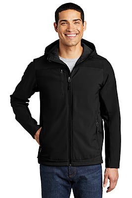 J335 CHAMARRA CON CAPUCHA CABALLERO PORT AUTHORITY CORE SOFT SHELL