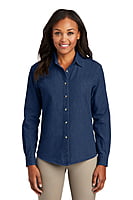 LSP10 CAMISA DE MEZCLILLA DAMA ML PORT & COMPANY LSP10 CAMISA DE MEZCLILLA DAMA ML PORT & COMPANY