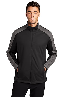 J718 CHAMARRA CABALLERO PORT AUTHORITY ACTIVE COLORBLOCK SOFT SHELL