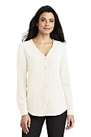 LW700 BLUSA DAMA ML PORT AUTHORITY BUTTON-FRONT LW700 BLUSA DAMA ML PORT AUTHORITY BUTTON-FRONT