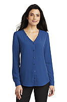 LW700 BLUSA DAMA ML PORT AUTHORITY BUTTON-FRONT LW700 BLUSA DAMA ML PORT AUTHORITY BUTTON-FRONT