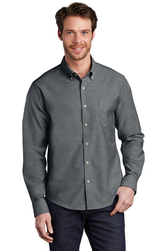 S651 CAMISA OXFORD CABALLERO ML PORT AUTHORITY UNTUCKED FIT SUPERPRO S651 CAMISA OXFORD CABALLERO ML PORT AUTHORITY UNTUCKED FIT SUPERPRO