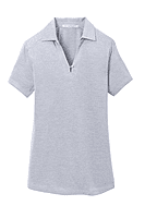 L574 PLAYERA POLO DAMA MC PORT AUTHORITY DIGI HEATHER PERFORMANCE