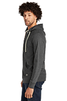 NEA122 CHAMARRA CON CAPUCHA CABALLERO NEW ERA SUEDED COTTON BLEND