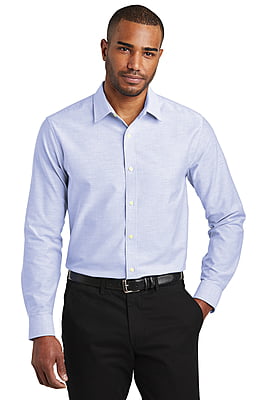 S661 CAMISA OXFORD SLIM FIT CABALLERO ML PORT AUTHORITY SUPERPRO