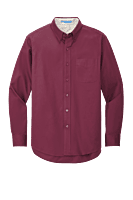 S608 CAMISA CABALLERO ML PORT AUTHORITY EASY CARE